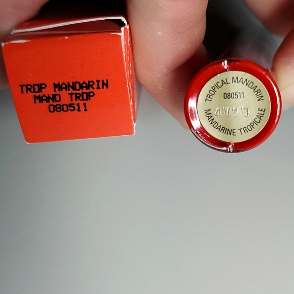 NEW Mary Kay Lacquered Lip Shine - Tropical Mandarin (with box) - Picture 3 of 4